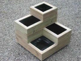 Stacked Decking Planter Large Tower